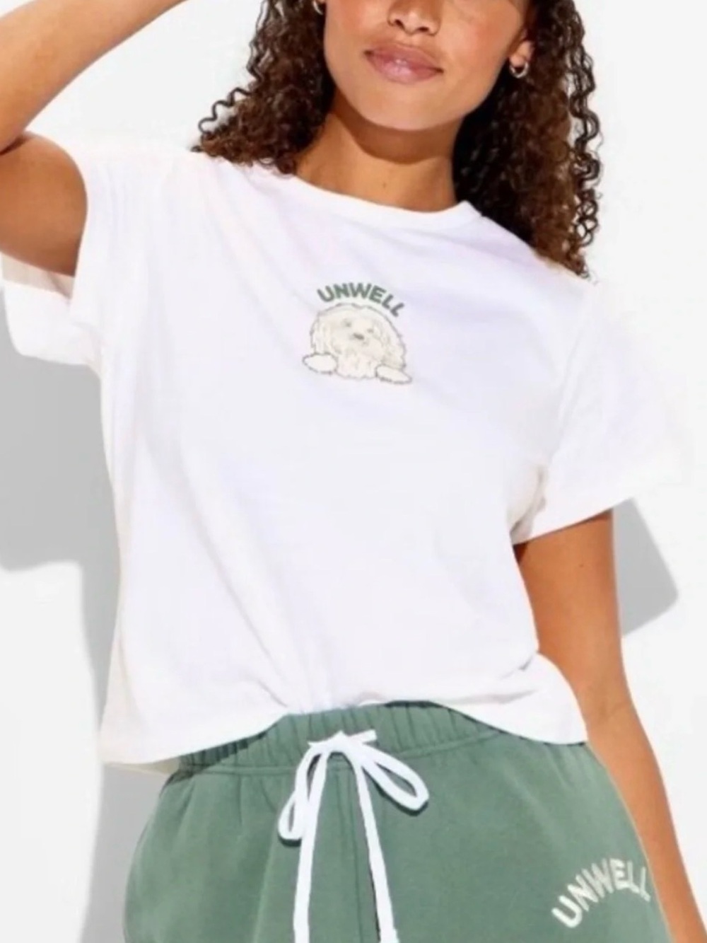 Unwell White Short Sleeve Graphic Tee